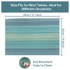 Placemats Set of 4 for Dining Table, Washable Woven Vinyl