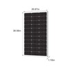 Newpowa 100W Flexible Solar Panel Portable Bendable 12 Volts 10BB