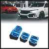 Hihaha 3 in 1 Blue Metal Non-Slip Brake Foot Rest