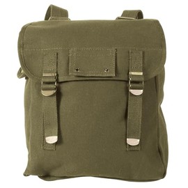 Rothco Heavyweight Canvas Musette Bag, Olive Drab