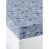VERTBAUDET Fitted Sheet for Children, Cosmos Blue, 90 x 140
