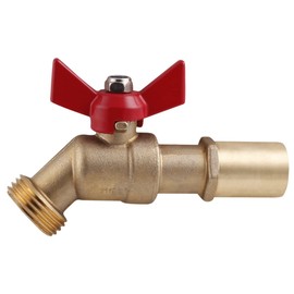 Midline Valve 34CETY-NL Extended Street Hose Bib Boiler Drain, 3/4’’ SWT/Press, Brass