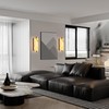 DLUCE 14.17in Alabaster Wall Sconces, Natural Marble Wall Light, Modern