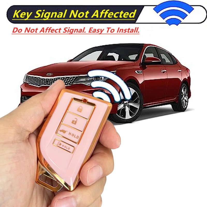 Rilnaewn Keyless Entry Systems for Acura Key Fob Cover Fits