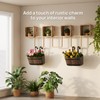 2Pack Wood Fence planters Window boxes planters Railing planter box