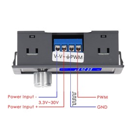 Frequency Generator PWM Rectangular Signal Adjustable for Experiment Motor MCU-XY-PWM1 Applications