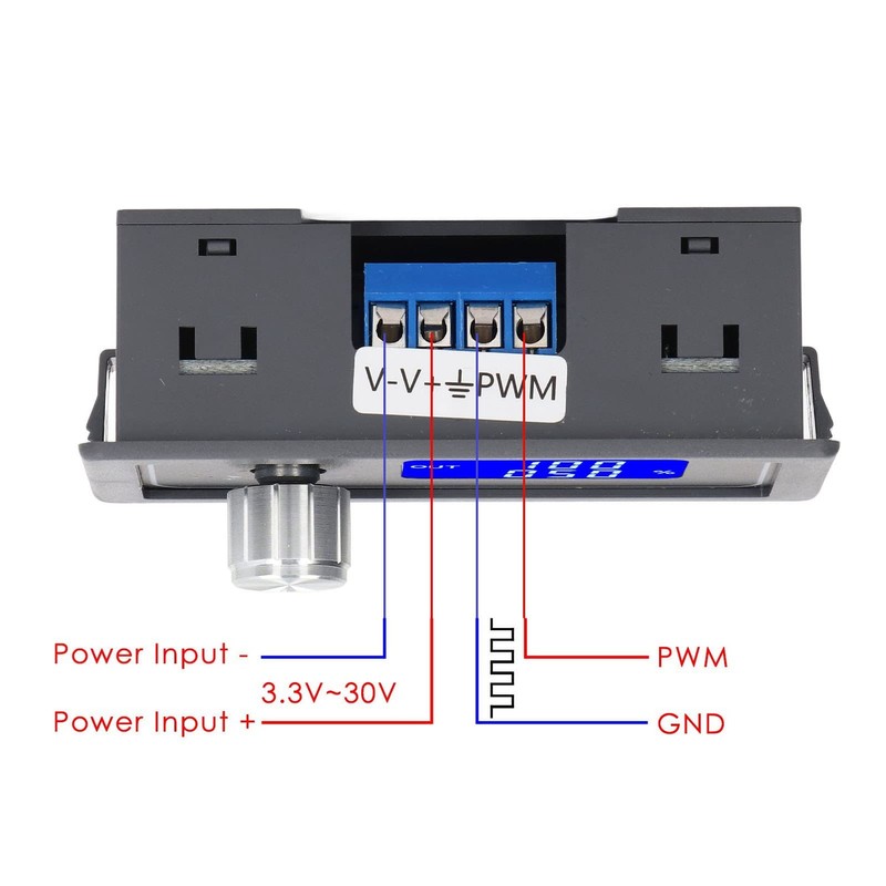 Frequency Generator PWM Rectangular Signal Adjustable for Experiment Motor MCU-XY-PWM1