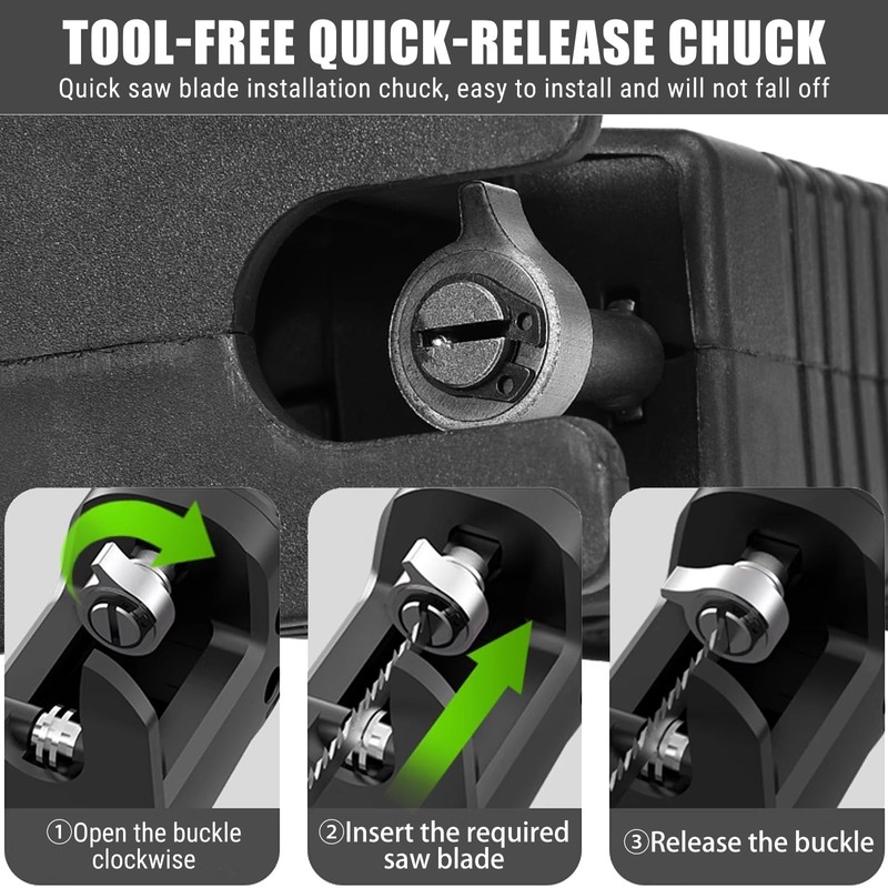 Candeon Reciprocating Saw Adapter for Cordless Drill, Reciprocating Saw Mounting