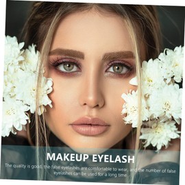 FRCOLOR 3d Fake Eyelashes 20 Pairs Set Natural Look Dense Eyelashes Safe Comfortable Wool