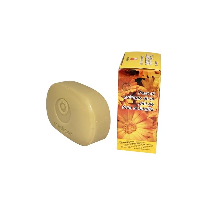 médicor | Jabón de Caléndula 120 g | Piel Grasa