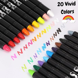 Mr. Pen- Washable Gel Crayons, 20 Pack, Twistable Crayons, Non-Toxic, Crayons for Kids, Twist Crayons, Kids Crayons, Crayons for Adult Coloring Books, Adult Crayons, Coloring Crayons, Color Crayons