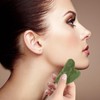 Gua Sha Stein 6-teiliges Set, Jade-Gesichtsmassage, Hautpflege, Gesichtsroller, Schönheits- und