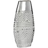 Gift Decor S3625960 Wide Silver Vase Ceramic, 7 cm x