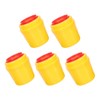 Healifty Pack of 5 needle disposal containers, needle container, syringes,