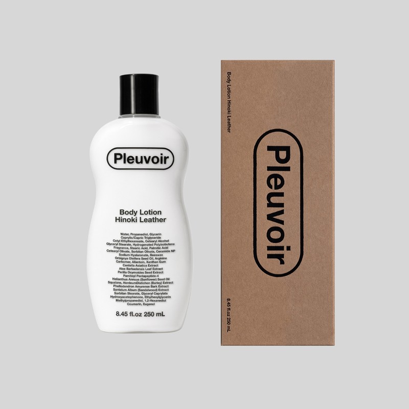 Pleuvoir Body Lotion 250mL - Hinoki Leather 250mL
