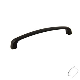 5-1/2" Modern Cabinet Pull with 5" Center to Center Matte Black Finish