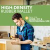 BLOSTM Heavy Duty Rubber Mallet - 24oz. Solid Rubber Mallet