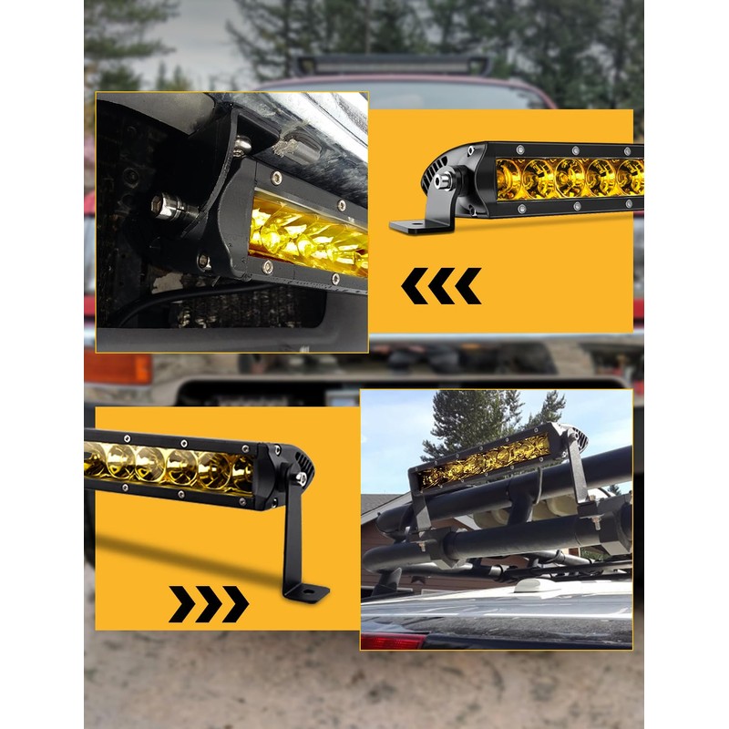 Chelhead 7 inch led Light Bars Chelhead 30W Flood 24V