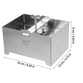 Operitacx Tofu Press Durable Tofu Maker Made of 304 Food Grade Stainless Steel Multifunctional DIY Tool Lover Housewife Mother Gift Kitchen Aid (16 x 12 x 9 cm)