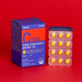 Teuruennyuteurisyeon Dietary Supplement, teuruen Vitamin C ripojom Mini cho Small 125mg 120 Capsules for daily wellness routines, tablets powder or sticks, Korean Import