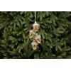 4 x Hanging Copper Glass Acorn Christmas Decoration Autumnal Displays
