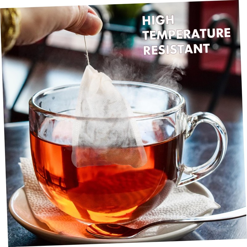 BIUDECO Brew Fine Mesh Strainer Tea Bags 200 Pcs Empty