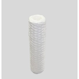 String Wound Filter Cartridge Polypropylene on Polypro. Core 0.5 Micron 9-7/8 x 2.3", 15 Per Box