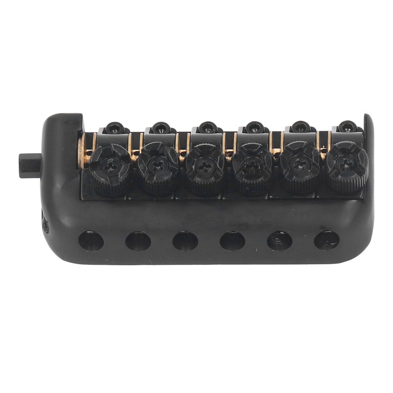 Headless Guitar Bridge Tailpiece 6 String Saddle with Worm Involved
