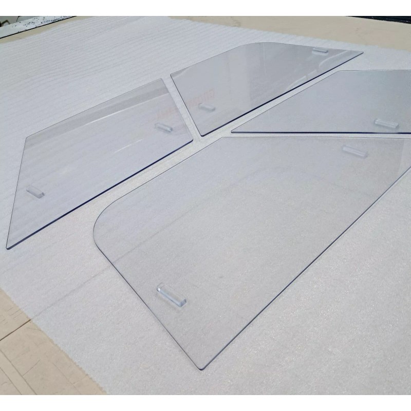 DAXCNC MG MGA NEW SIDE CURTAIN SLIDING WINDOWS SET 1956-1962