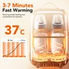 Bear Bottle Warmer, Baby Double Bottles Heater Breastmilk Food Warmer