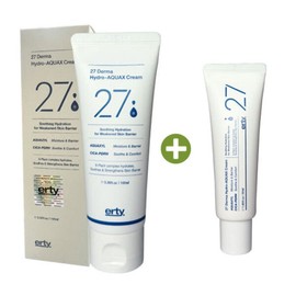 Erti 27 Derma Hydro AquaX Cream 100ml+50ml / Cica Moisture Barrier Elasticity / 에르띠 27 더마 하이드로 아쿠아엑스 크림 100ml+50ml  시카 수분 장벽 탄력