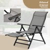 Athena Collection Zero Gravity Outdoor Lounge Chair Recliner Set of