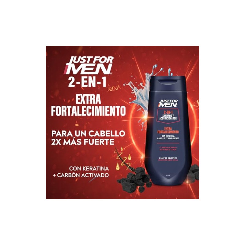 Just For Men Shampoo y Acondicionador 2 en 1 Extra