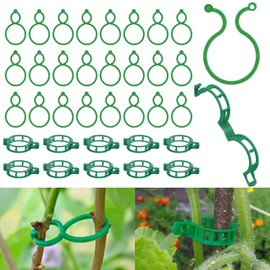BATHRINS Pack of 300 Plant Clips, Plant Clips for Climbing Plants, Reusable Plant Clips, Adjustable Plant Clips for Flower, Plants, Vegetables, Tomatoes