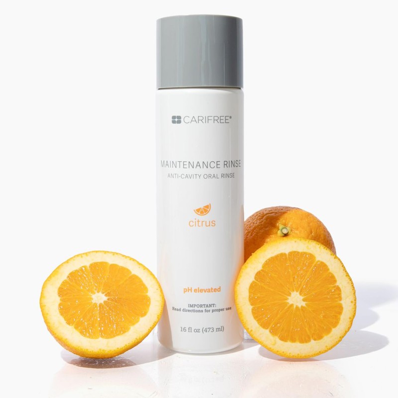 CariFree Maintenance Rinse, Citrus Flavored, Anti-Cavity Fluoride Mouthwash, Dentist Recommended,