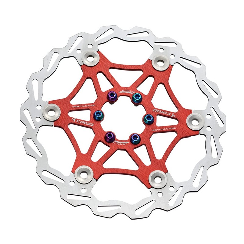 Bynccea 160 mm 180 mm Bicycle Floating Brake Disc with