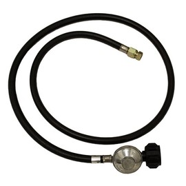 Hiland THP-GSL-REG 1/2 Fitting Gas Supply Line and Regulator for Tall Patio Heater, One Size, Grey