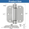 IOQ 4 Pack 3.5 Inch Self Closing Door Hinges 5/8"