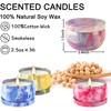 YOROXRG 36 Packs Scented Candles Gift Set, Fragrances Candle for