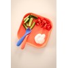 Nuby Good Square Meal Toddler Cutlery - Durable | Dishwasher