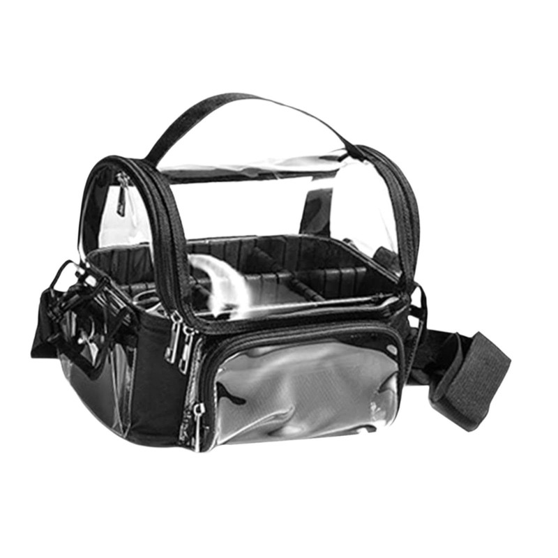 Perfeclan Clear Cosmetic Makeup Bag Essentials Makeup Case Organizer for