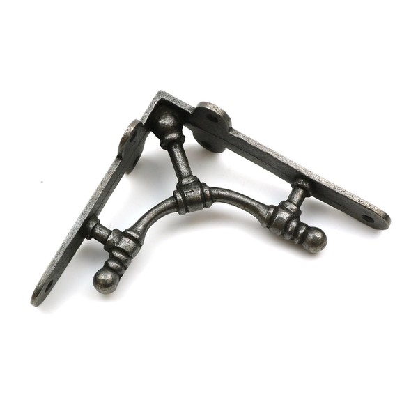 Oakcrafts - Pair of Albion Antique Cast Iron Shelf Brackets