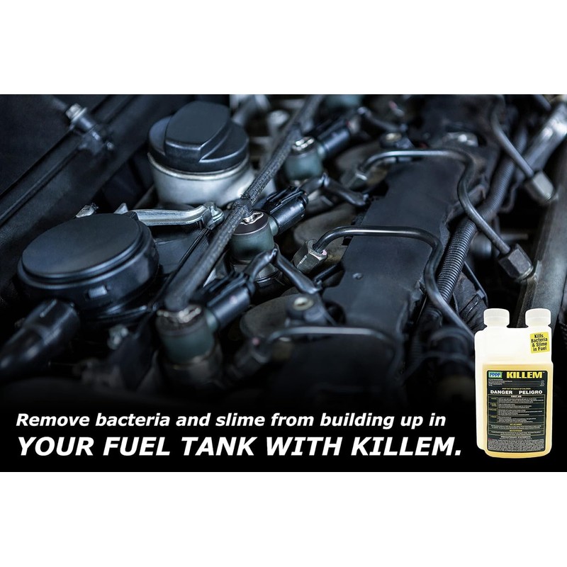 FPPF Killem 00119 Biocide, 16 oz. Bottle (Pack of 2)