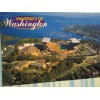 THE PACIFIC NORTHWEST aerial view CHROME POST CARD UNIVERSITY OF