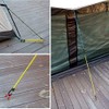 3 NEW BUNGEE STRAPS CORDS SET WITH HOOKS ELASTICATED ROPE