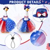 Locmeo 2 Set Independence Day Goose Outfit 4th of July