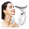 Micro-Glow Portable Handset,Neck Face Firming Wrinkle Removal Tool (White)