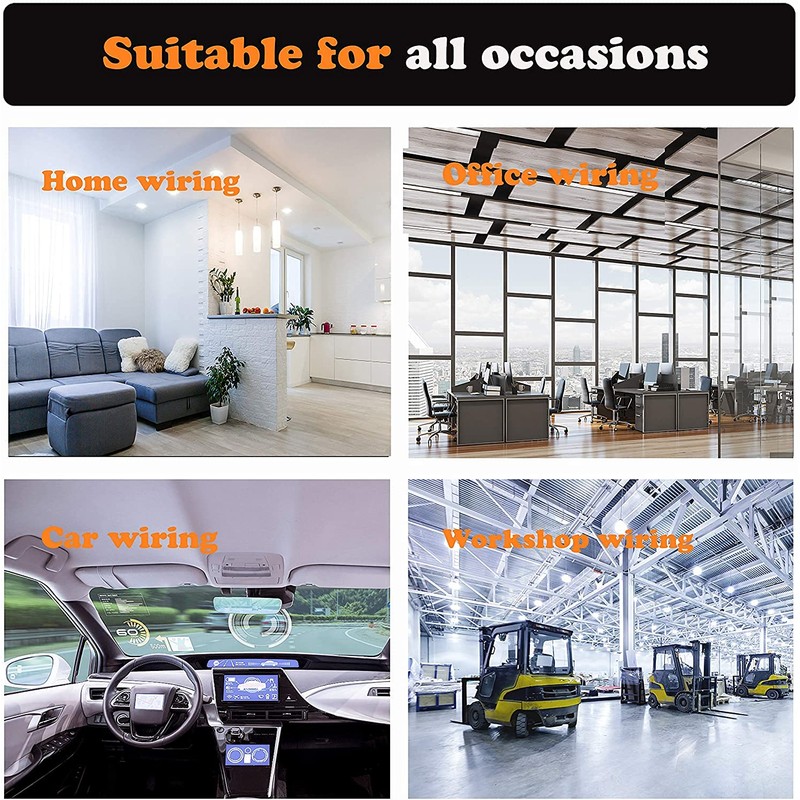 50pcs Cable Clips, Adhesive Cable Organizer Cord Holder, Durable Strong