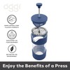 Oggi French Press Coffee Maker (12oz)- Borosilicate Glass, Coffee Press,