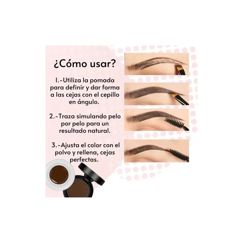 Delineador De Cejas Gel Saniye - Polvo Y Gel Pomade